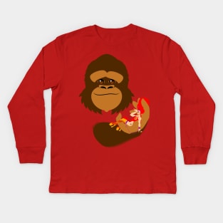 Queen & Kong Kids Long Sleeve T-Shirt